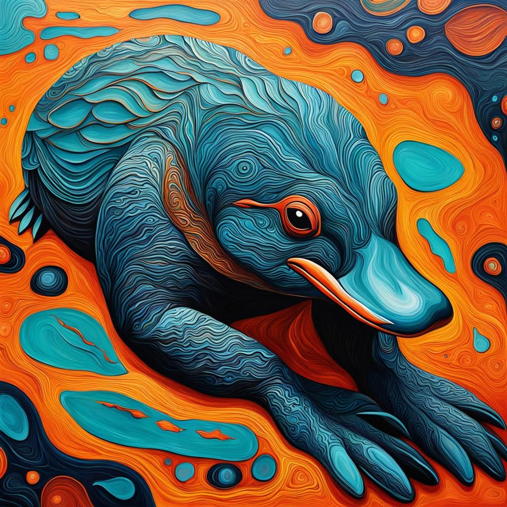 A platypus valley girl