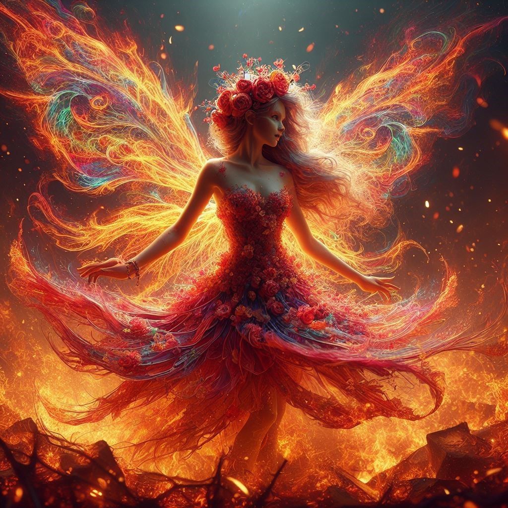 Dancing Fire Fairy