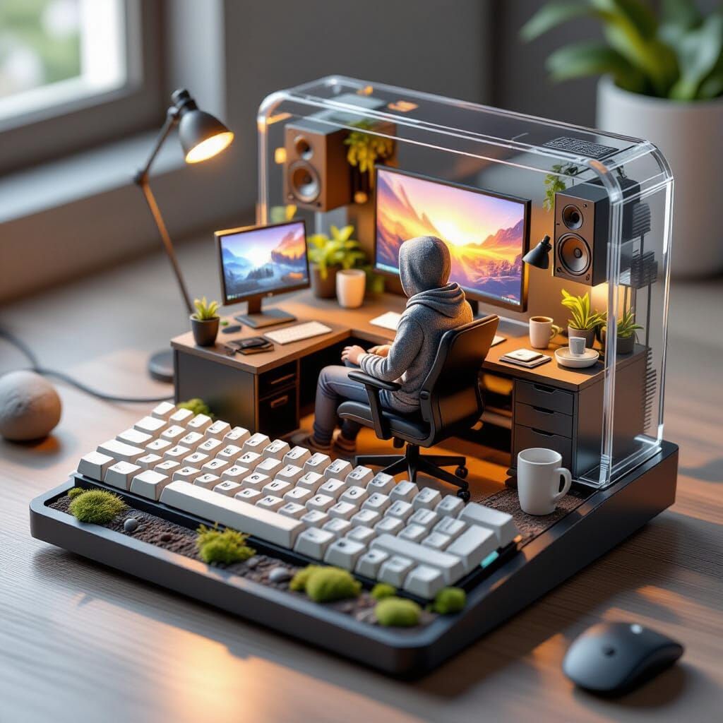 Into His Work - Computer Programmer  by @HeftyHill