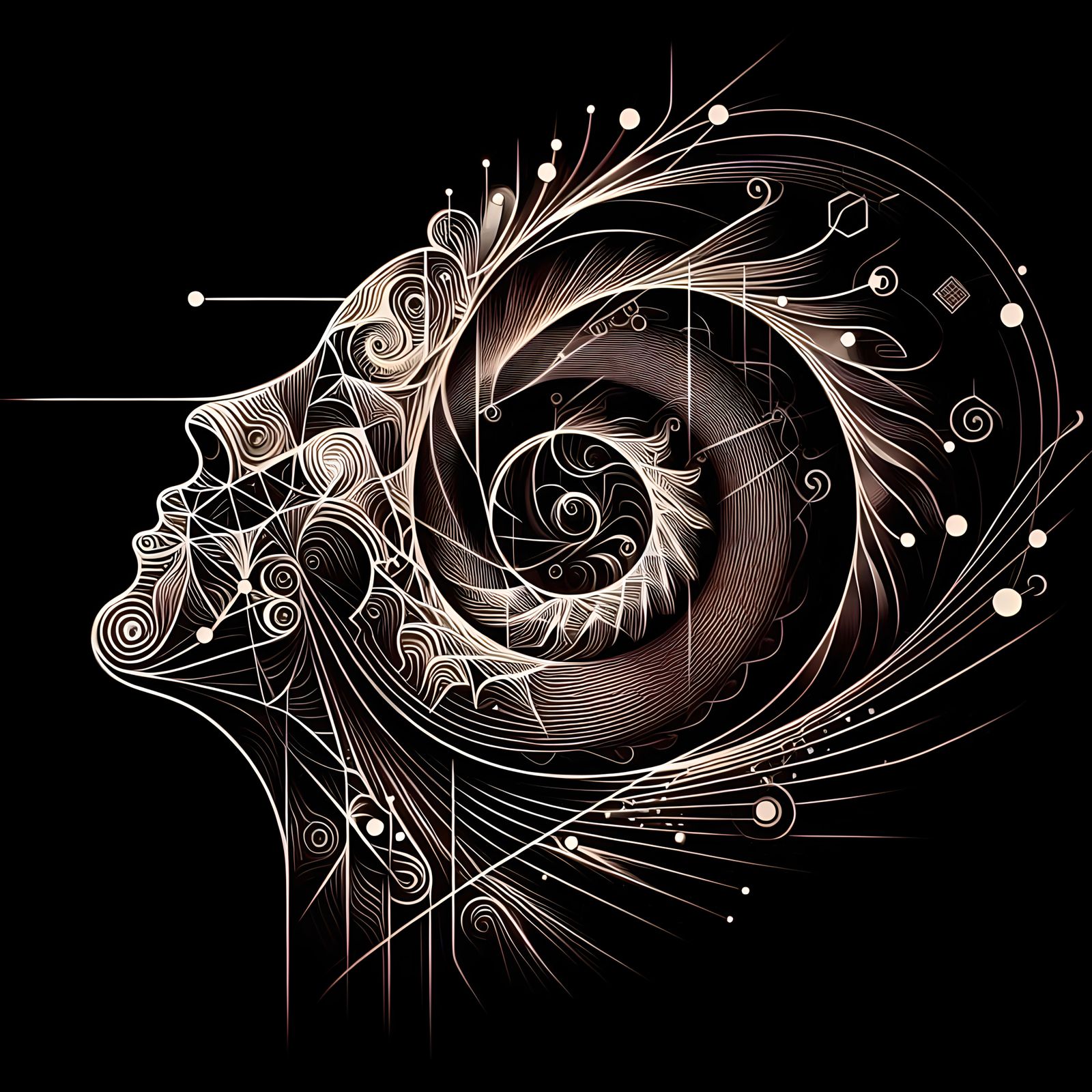 A figurative and elegant representation that combines sound ...