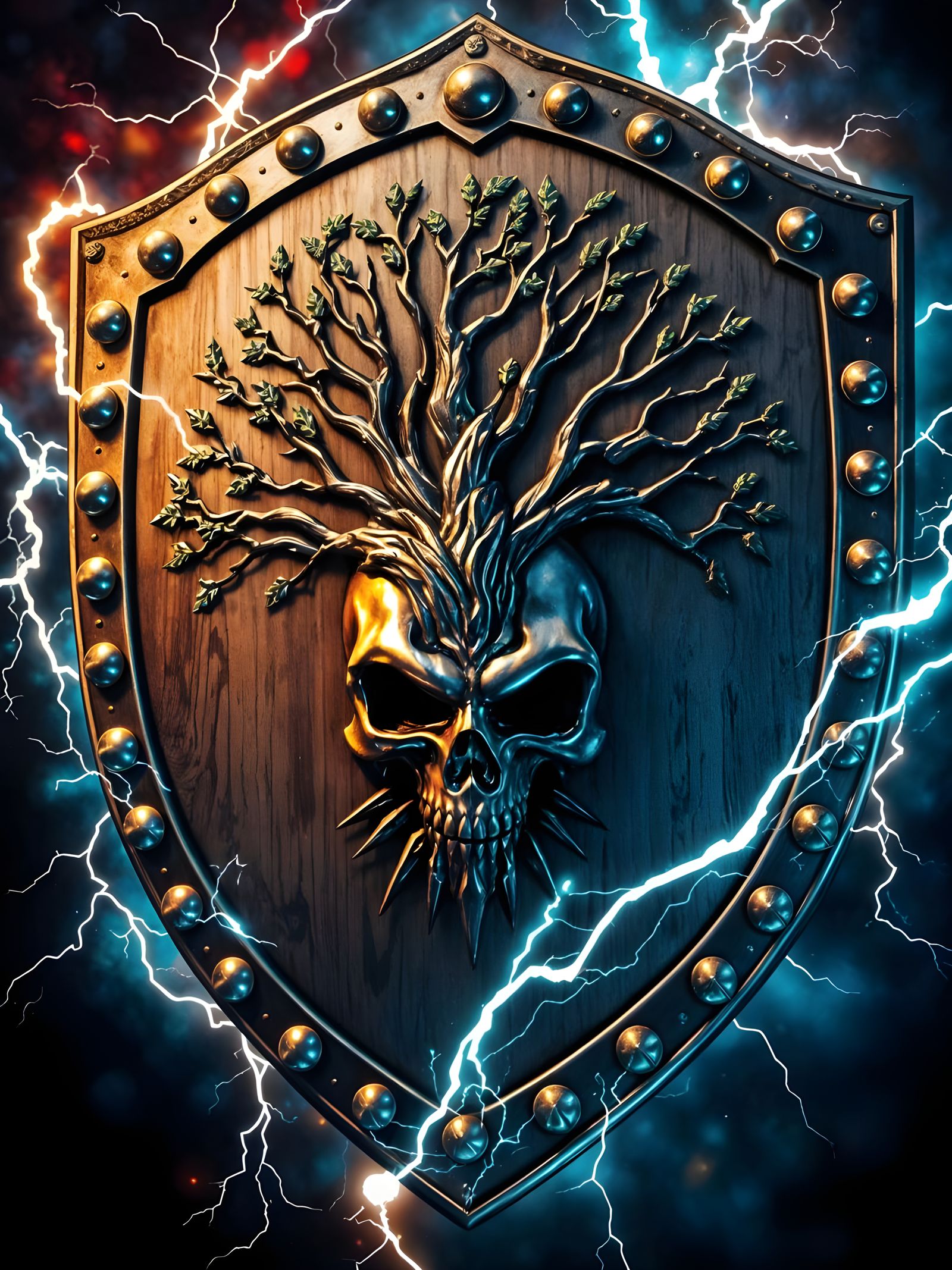 Tree of Death Shield  by @KBunny001