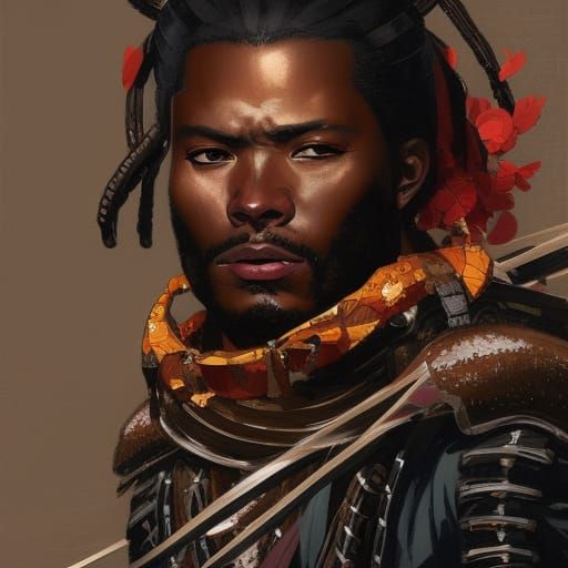 Black Samurai Yasuke the African - AI Generated Artwork - NightCafe Creator