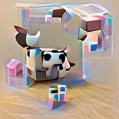 Glitched cow