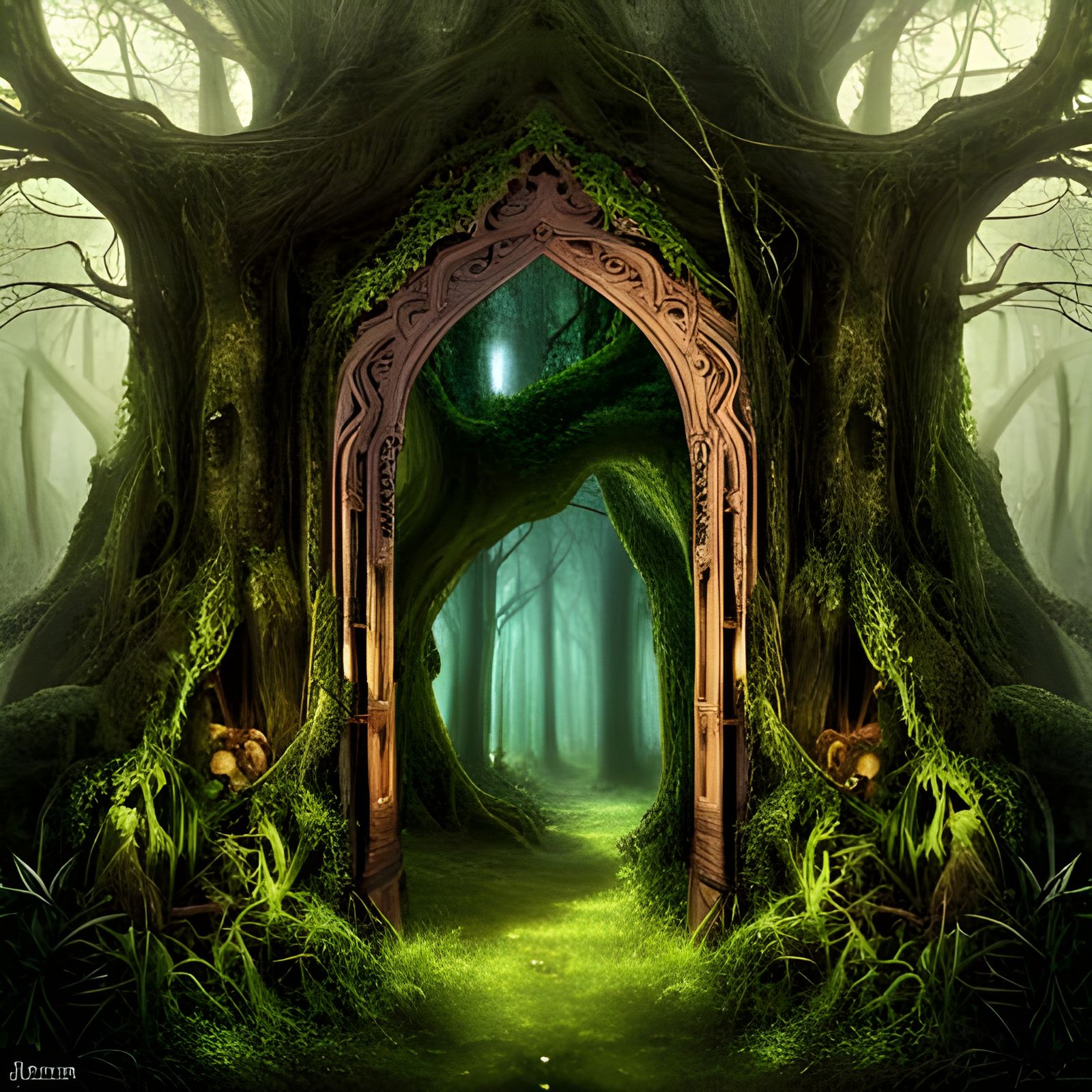 A hidden forest within a forest  by @forge4ward