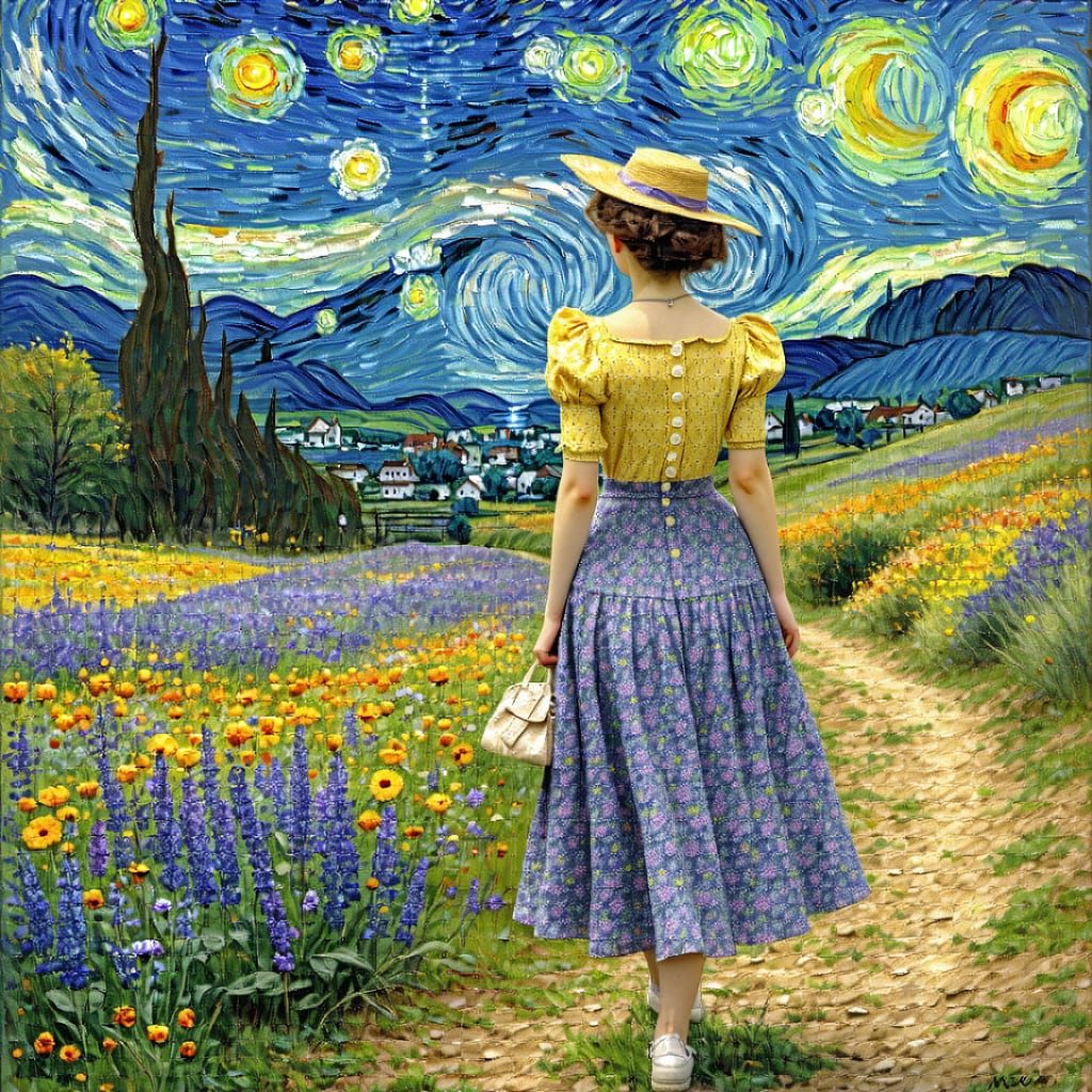 Fun with SD3.5 - Walking into a dream