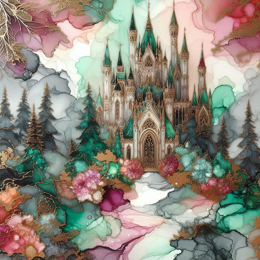 Alcohol Ink Kingdom