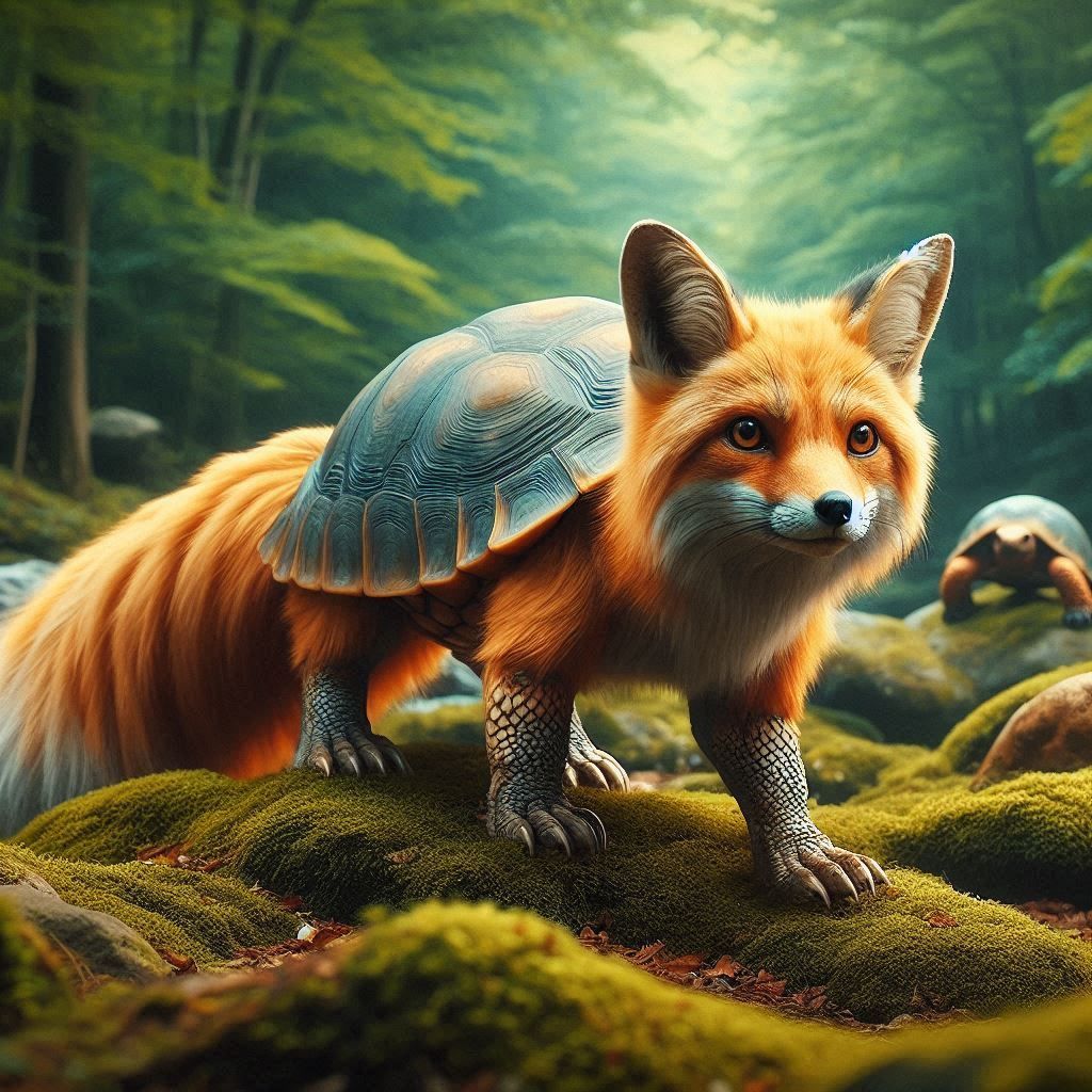 Turtle and fox hybrid