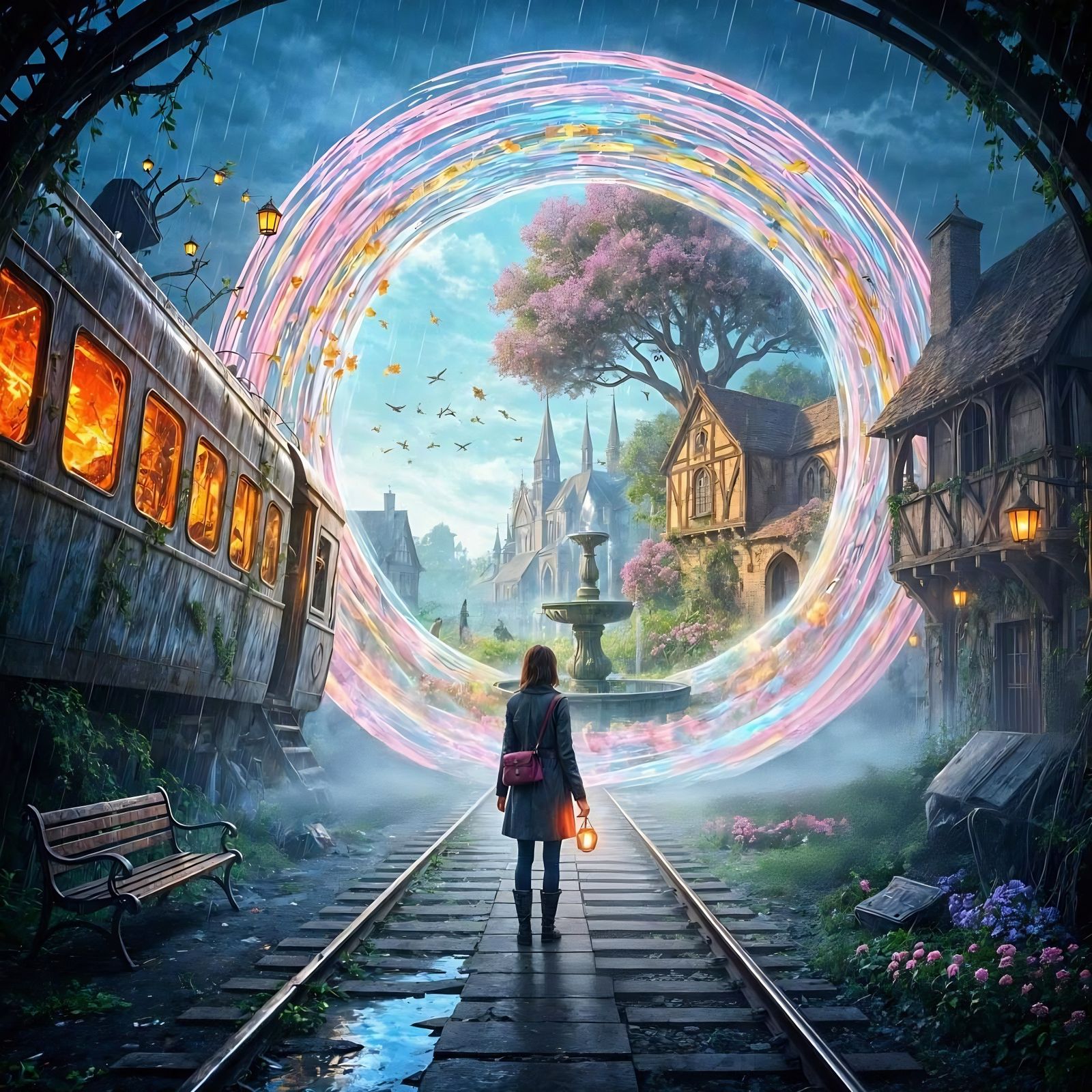 Railway to The Past  by @Hinty