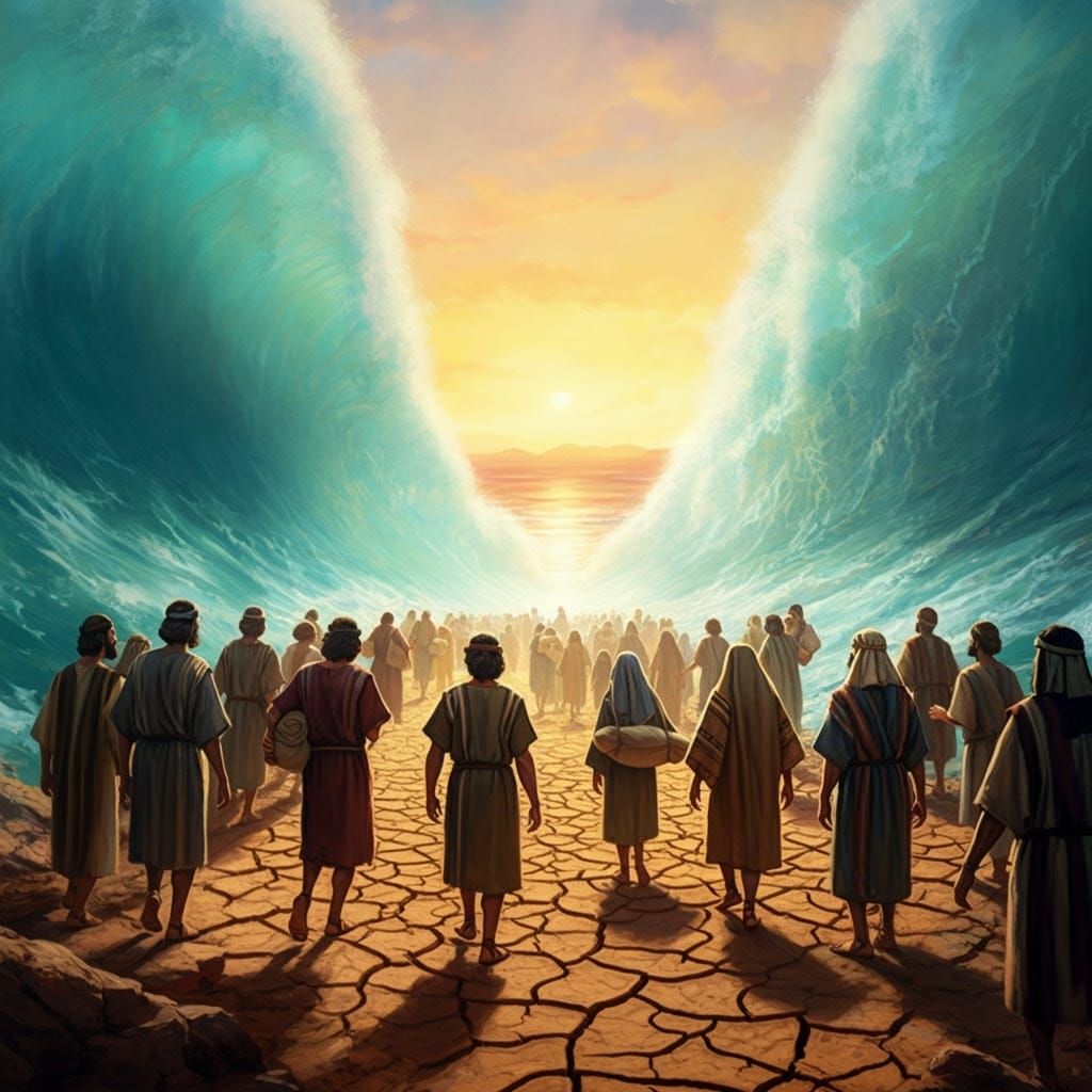 Red Sea Miracle in Cinematic Splendor