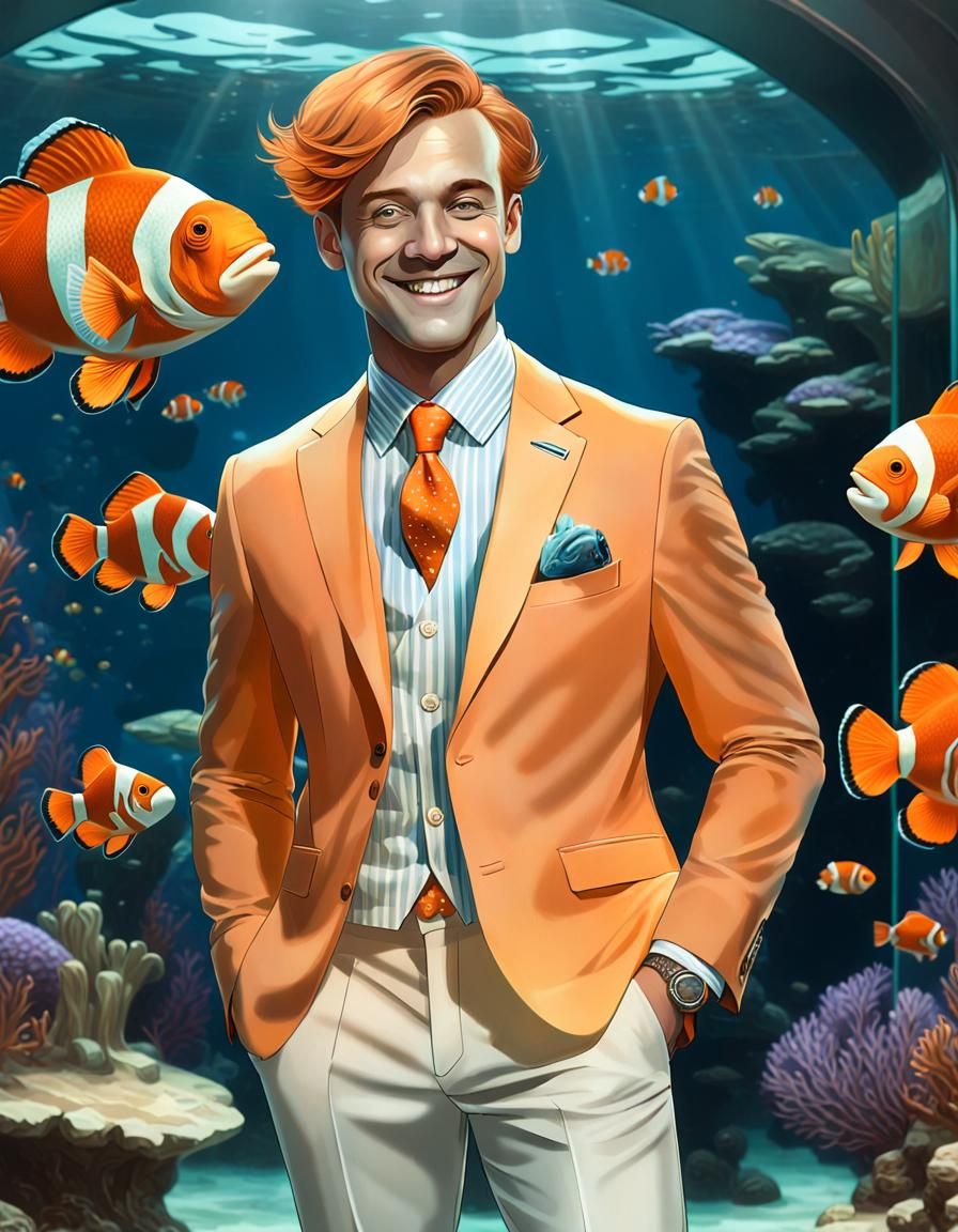 Marlin As A Human From Finding Nemo (Version 2)
