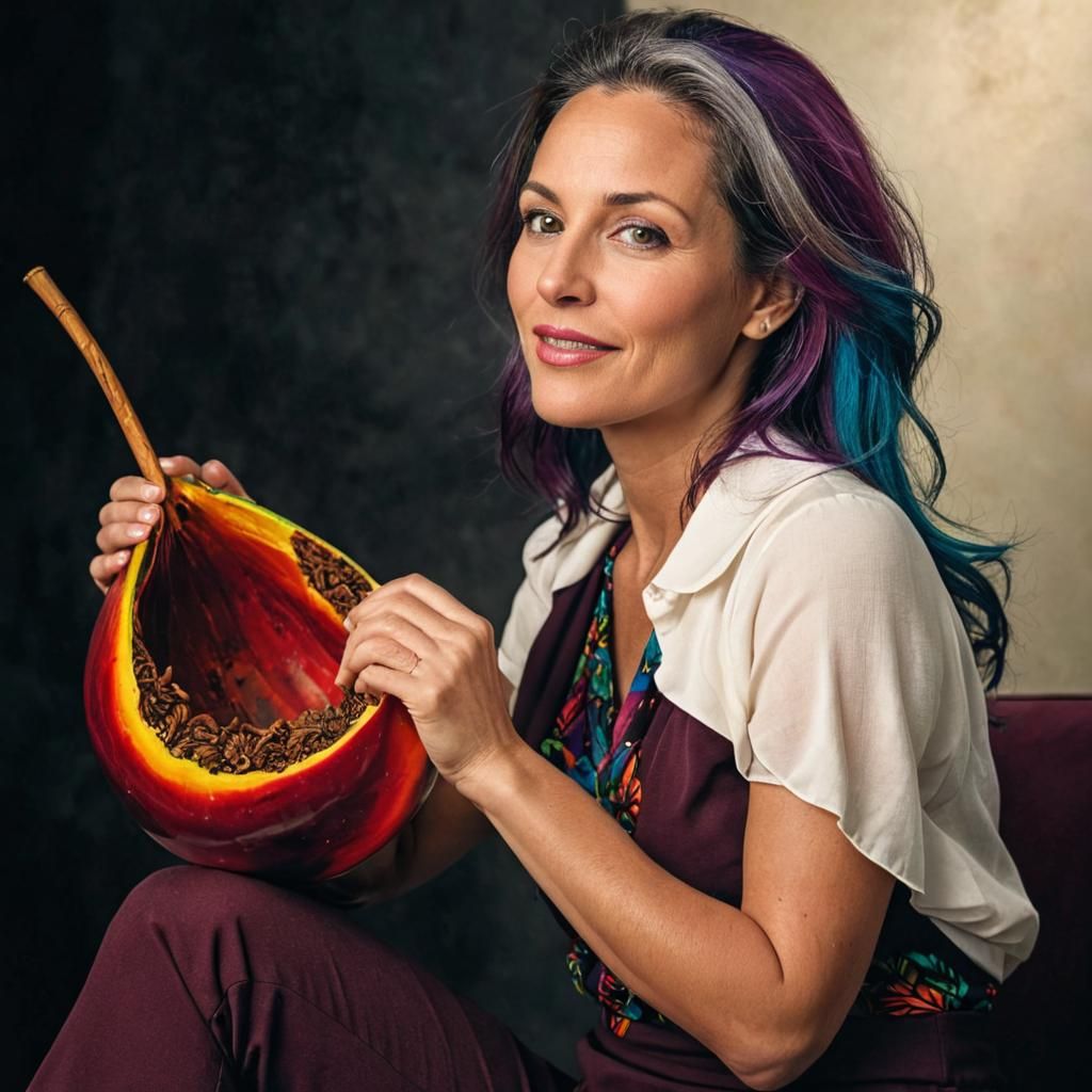 Charming Lady Portrait with Expressive Eyes