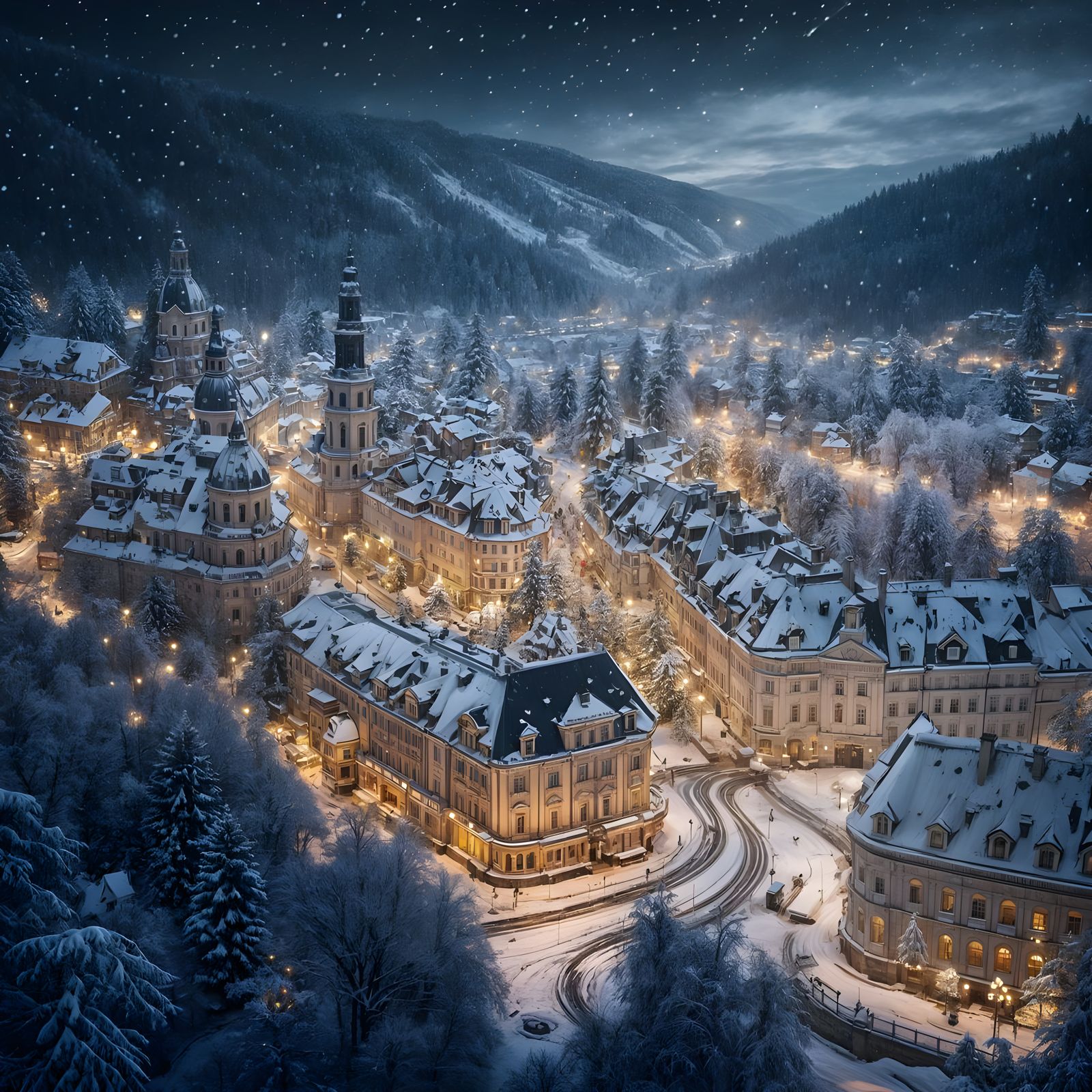 Christmas night  by @Sig