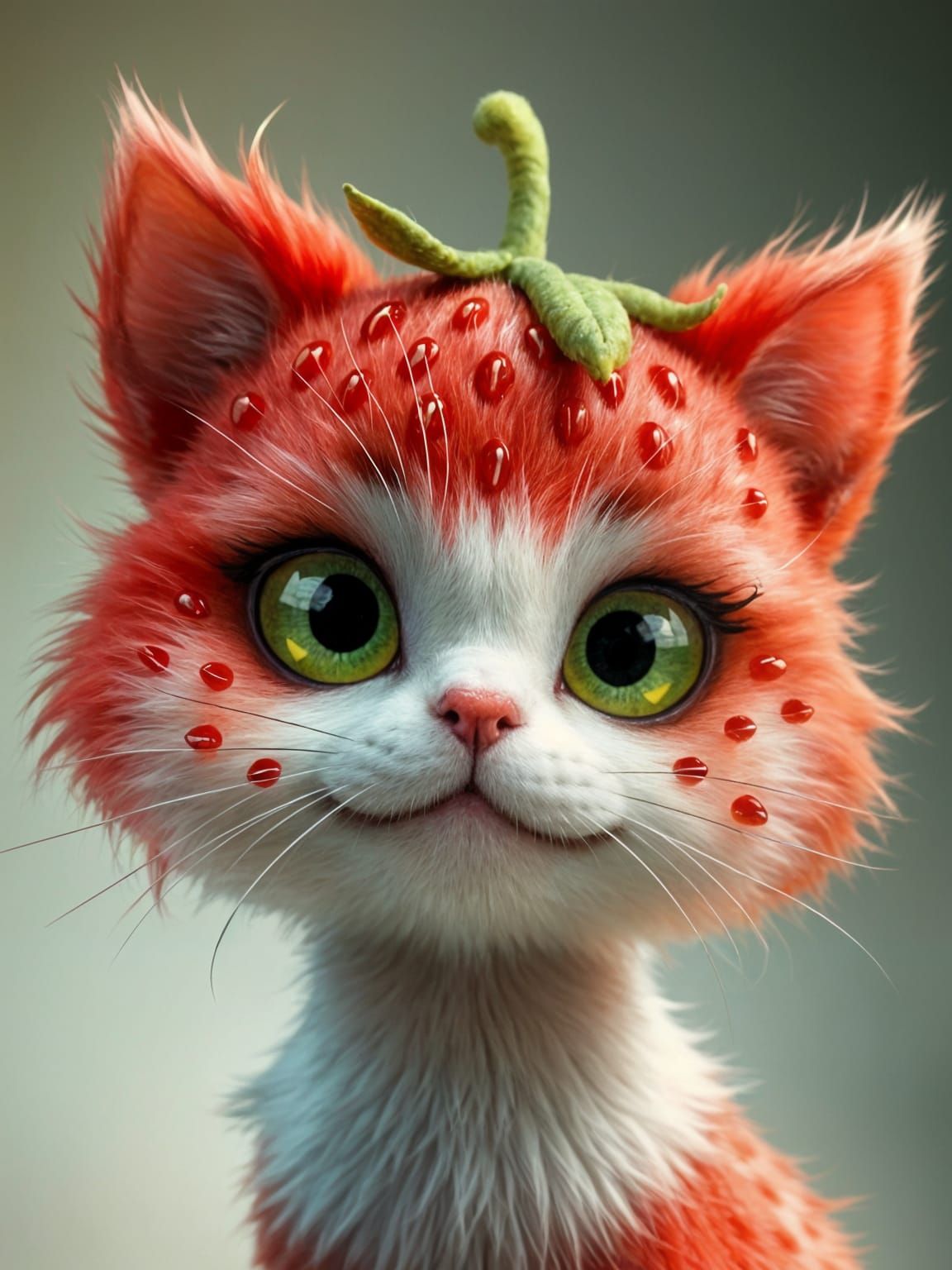 Strawcatberry  by @Mr_Anime Manga