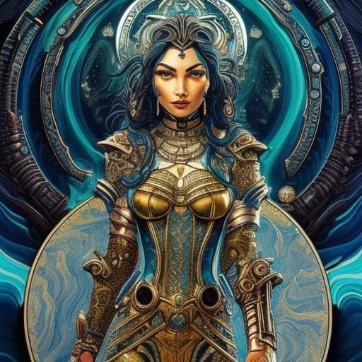 Goddess in Armor