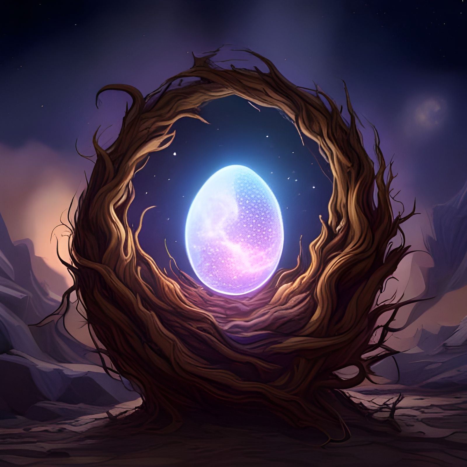 Birth of Cosmos: The Cosmic Egg - AI Generated Artwork - NightCafe Creator