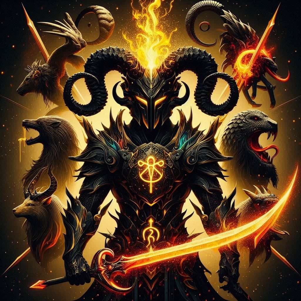 The spark holds the spirit of Aries