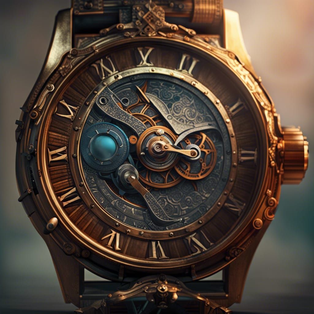 Time Travel Watch Itzam Chrono AI Generated Artwork NightCafe Creator