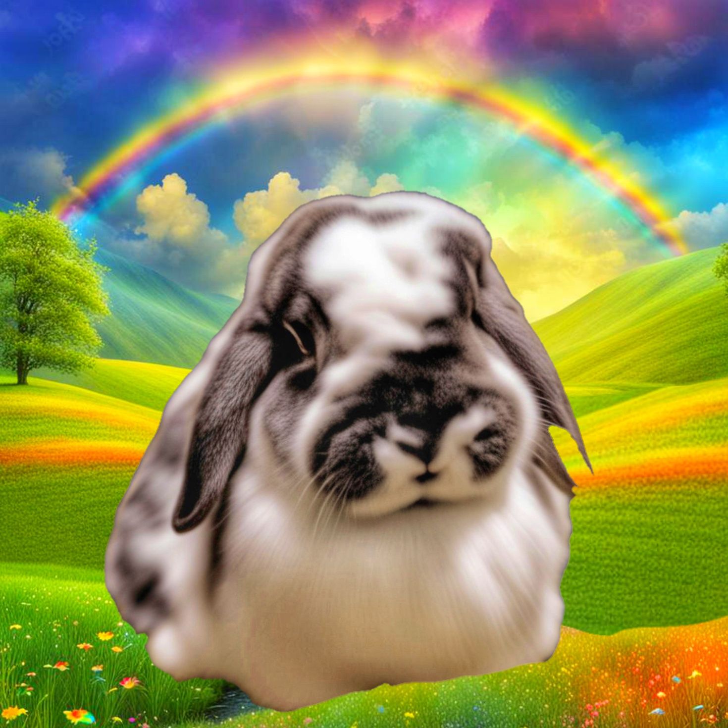 Happy Easter from the Non-Easter Easter Bun! ~Jax the WunderBun