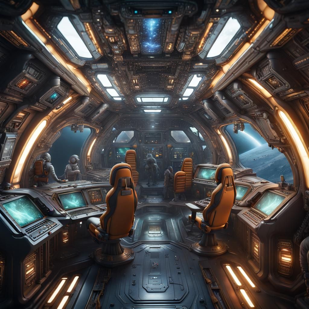 Interior of spaceship 🚀