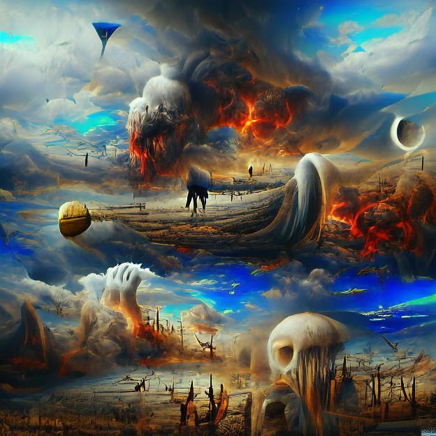 The apocalypse AI Generated Artwork NightCafe Creator