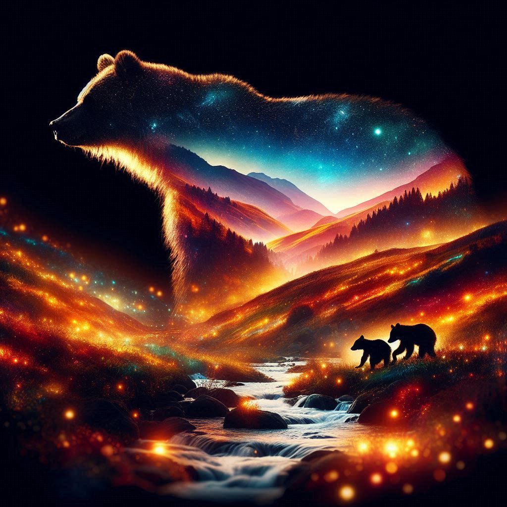 Double Exposure bear