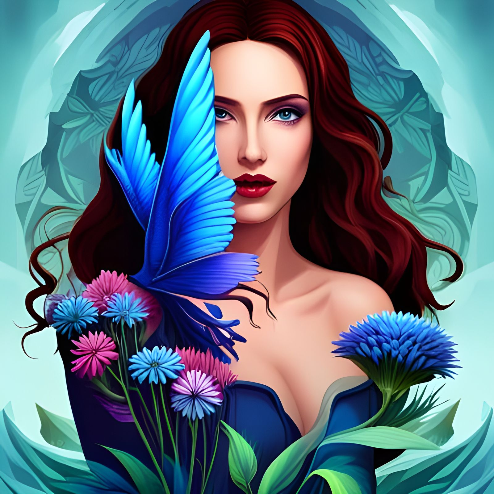Wan with Flowers SDXL