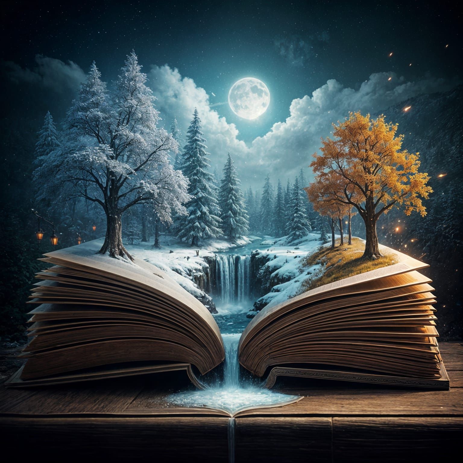 A fairytale through seasons   by @Cilia