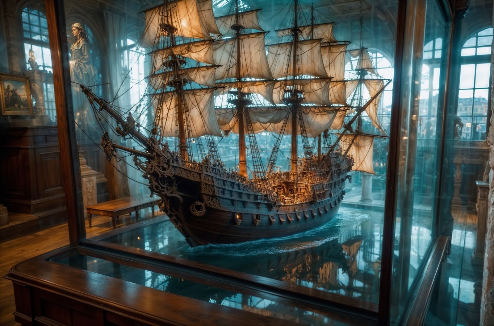 Pirate Ship Museum Display
