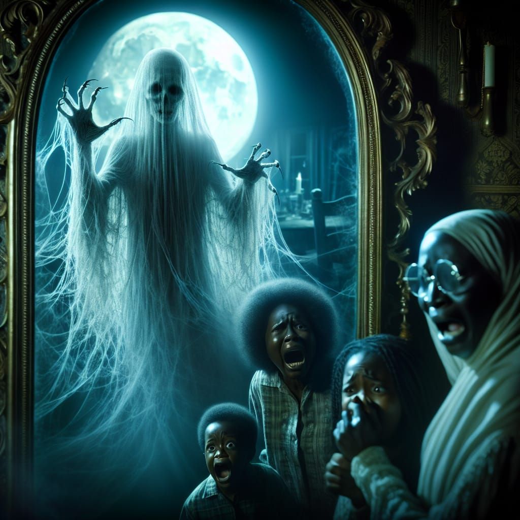 A Ghost In The Mirror AI Generated Artwork NightCafe Creator