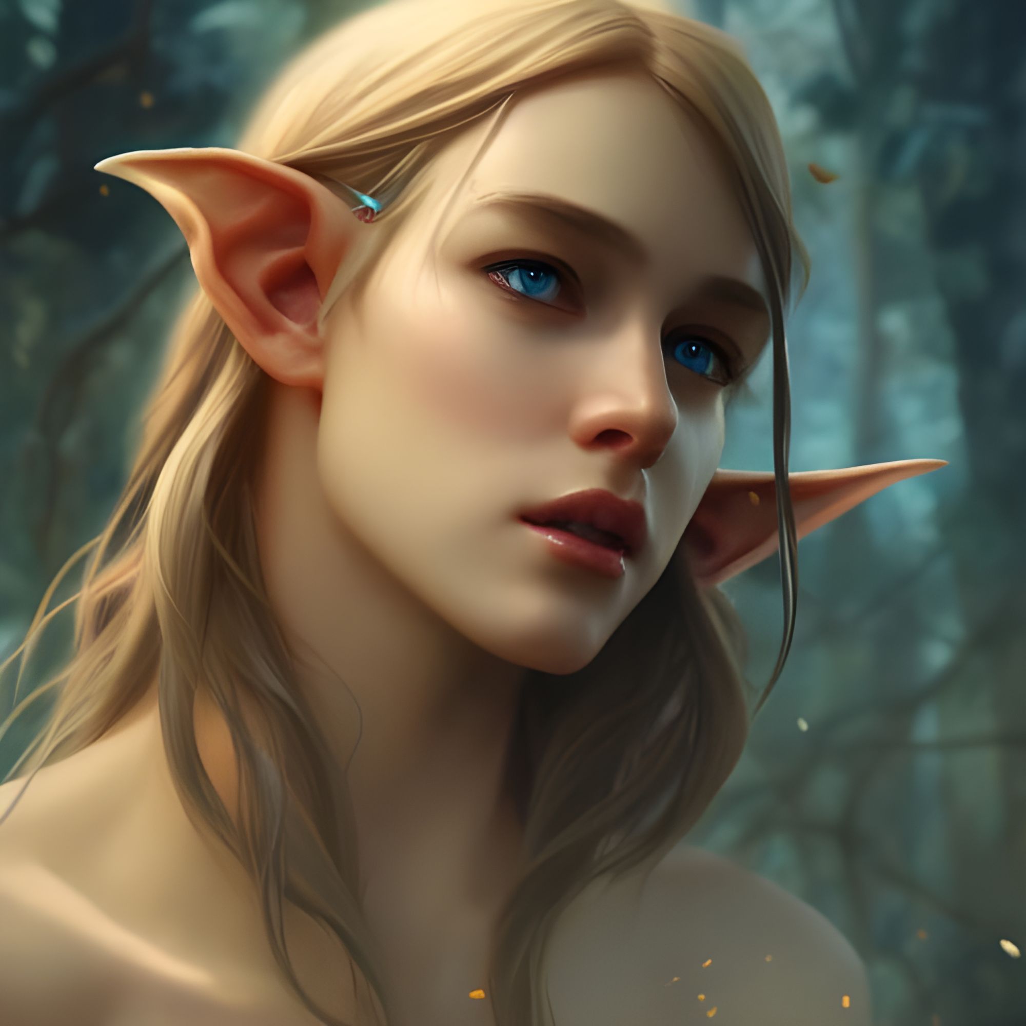 Male Elf Fantasy Nature - AI Generated Artwork - NightCafe Creator