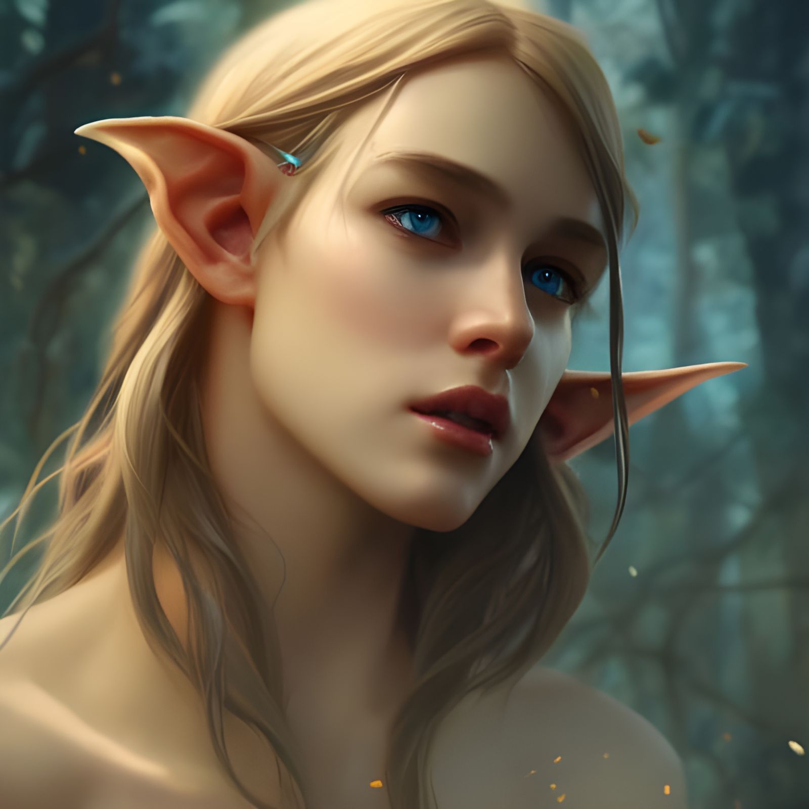 male elf fantasy nature - AI Generated Artwork - NightCafe Creator