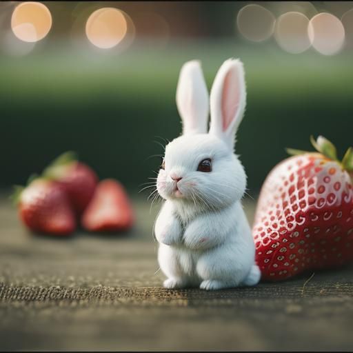 (Cinematic Pop Exposures )  Strawberry Fields and BUNNIES Al...