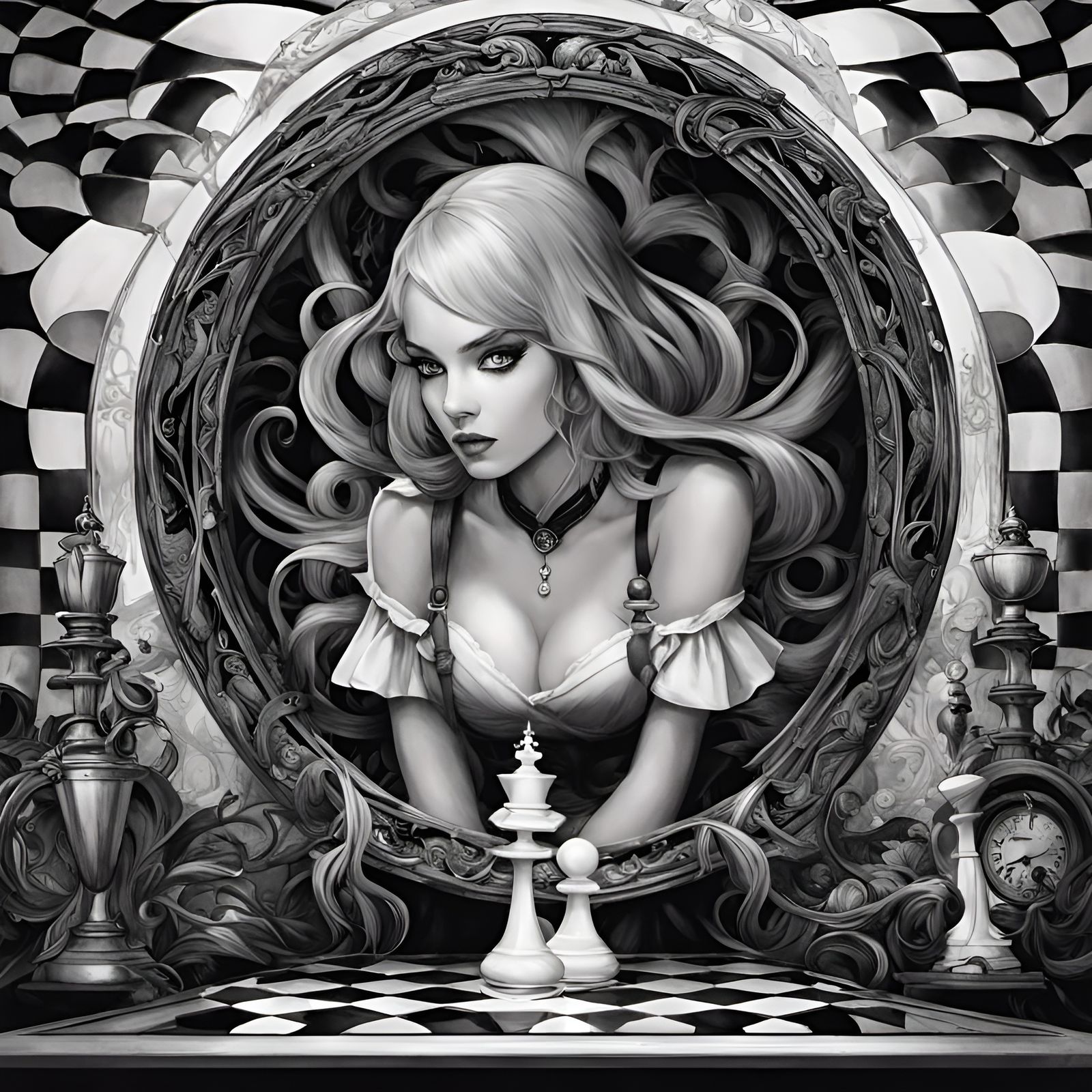 Through the Looking Glass  by @Darkblane