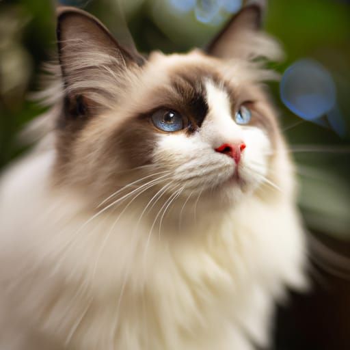 Ragdoll cat - AI Generated Artwork - NightCafe Creator