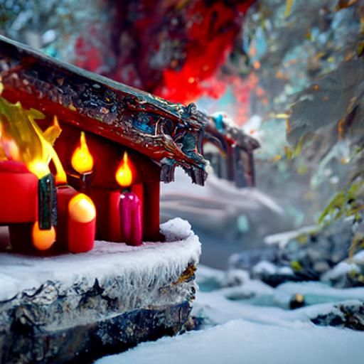 I wish a white christmass with family and gifts around a warm fire and a big dinner  by @Coline