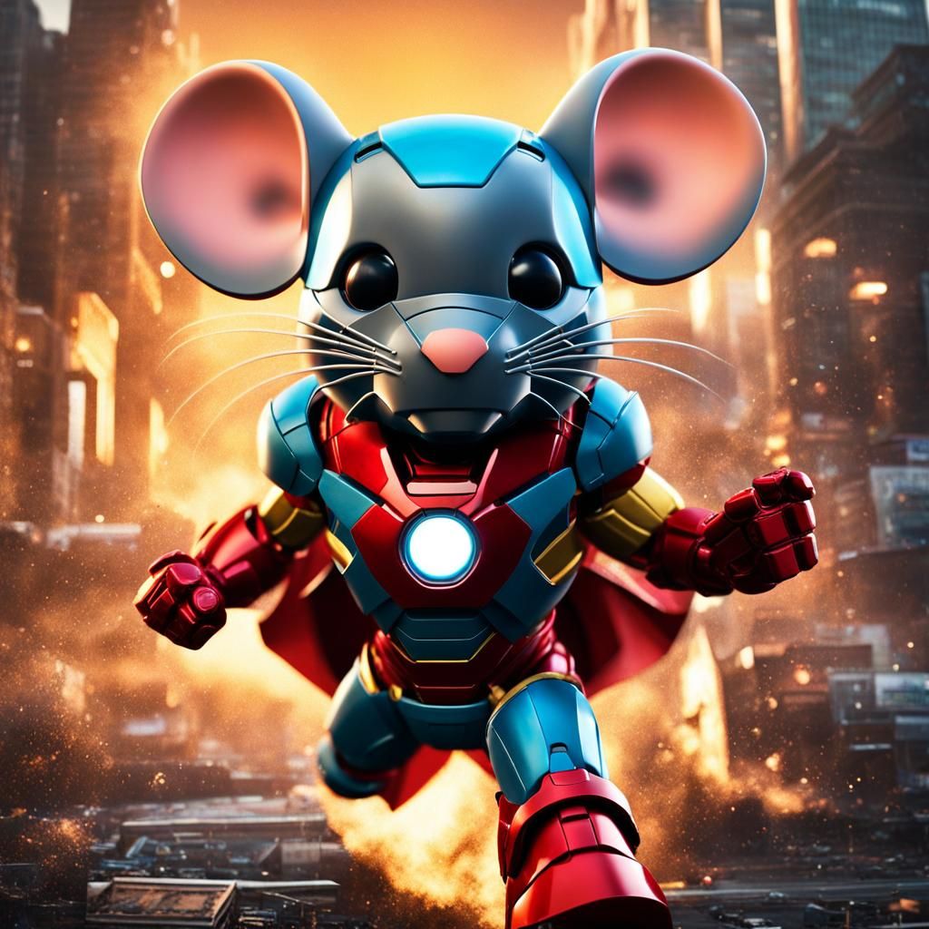 Iron Mouse  by @DesignGirl