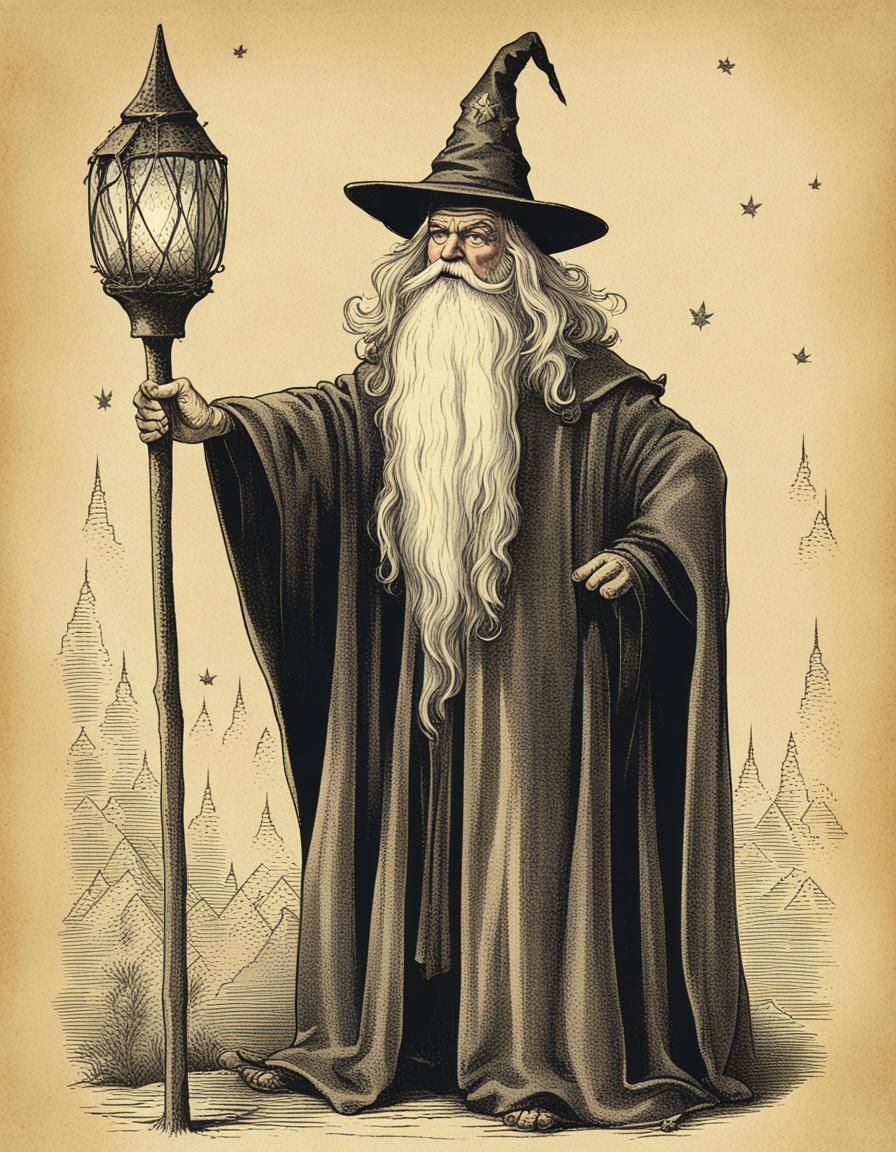 Vintage wizard