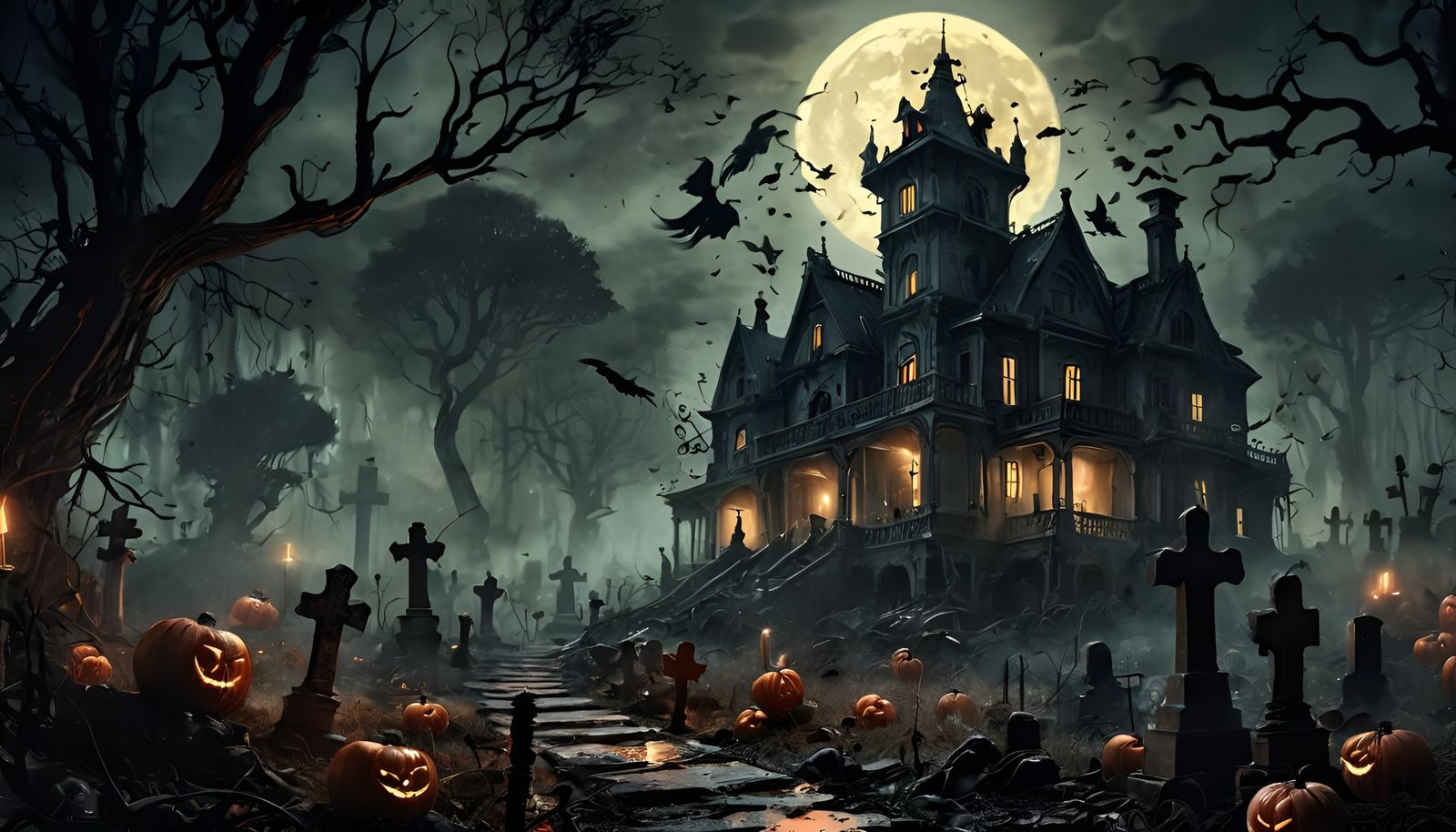 Halloween night  by @Maximono