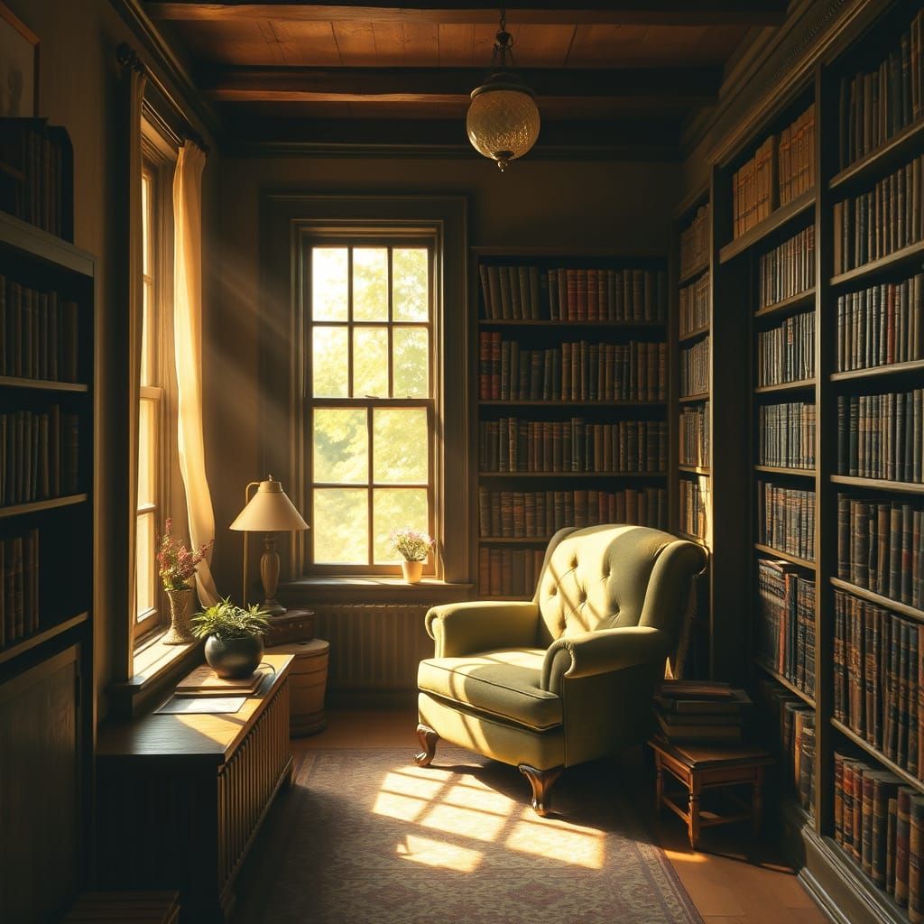 Book nook  by @KRoseCarol