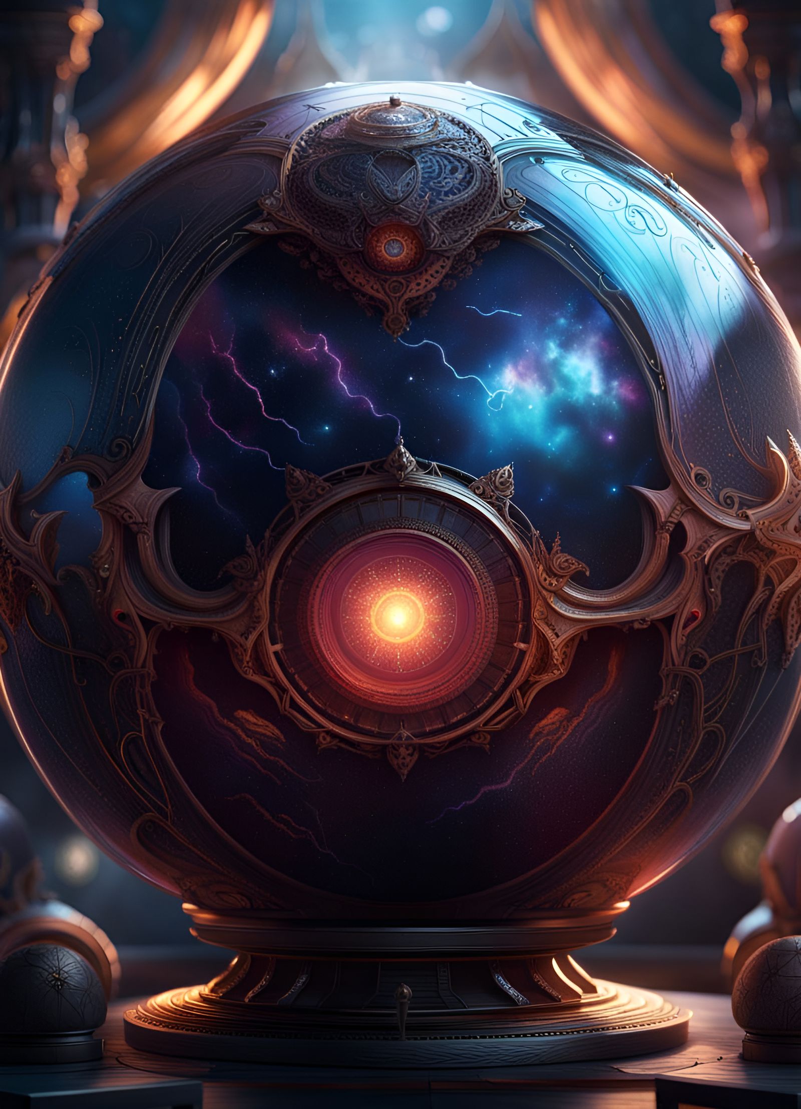 Mercury Sphere: Occult Power in Anime Style