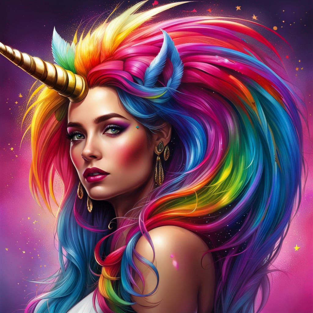 Shapeshifter Unicorn 🌈 - AI Generated Artwork - NightCafe Creator