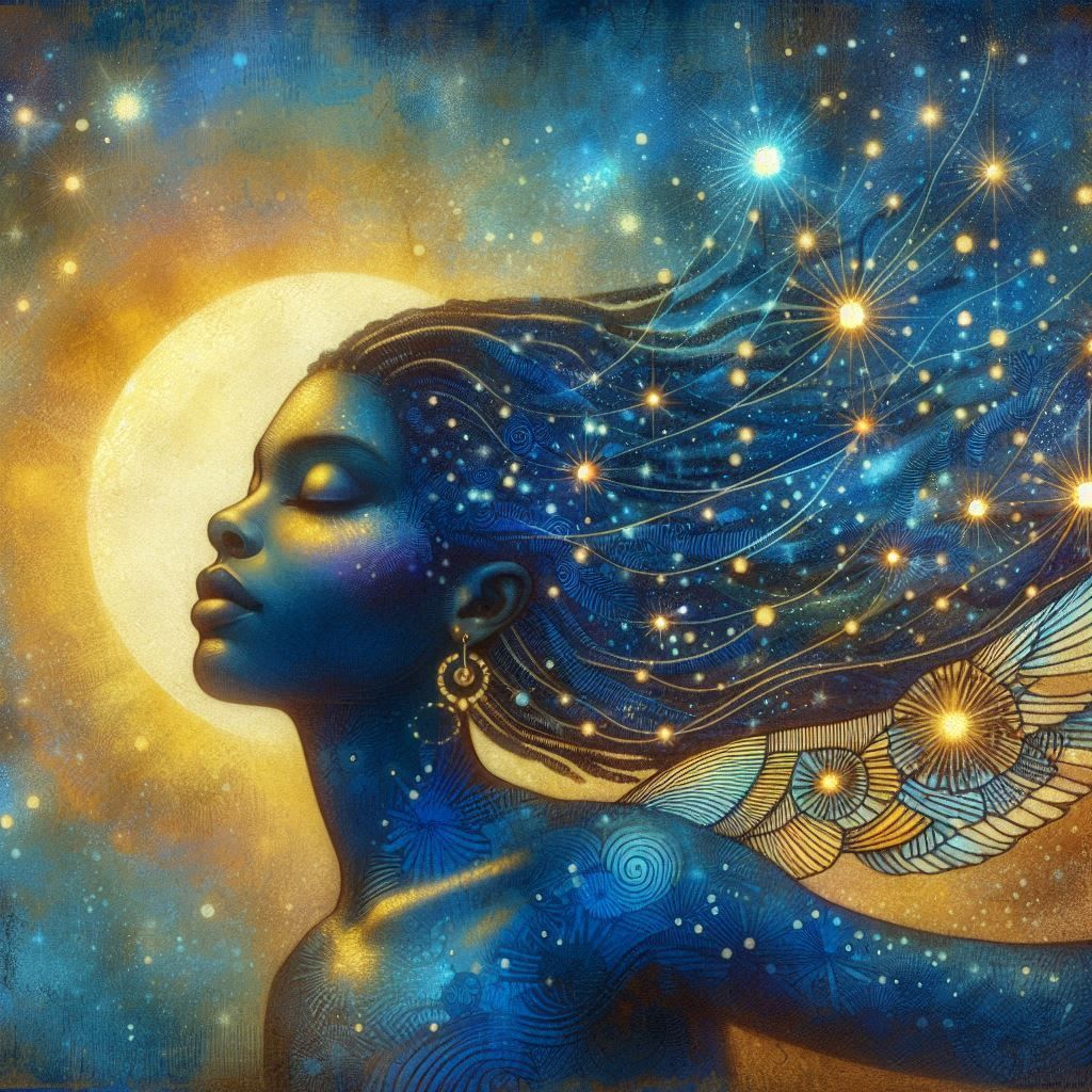 woman in the cosmos