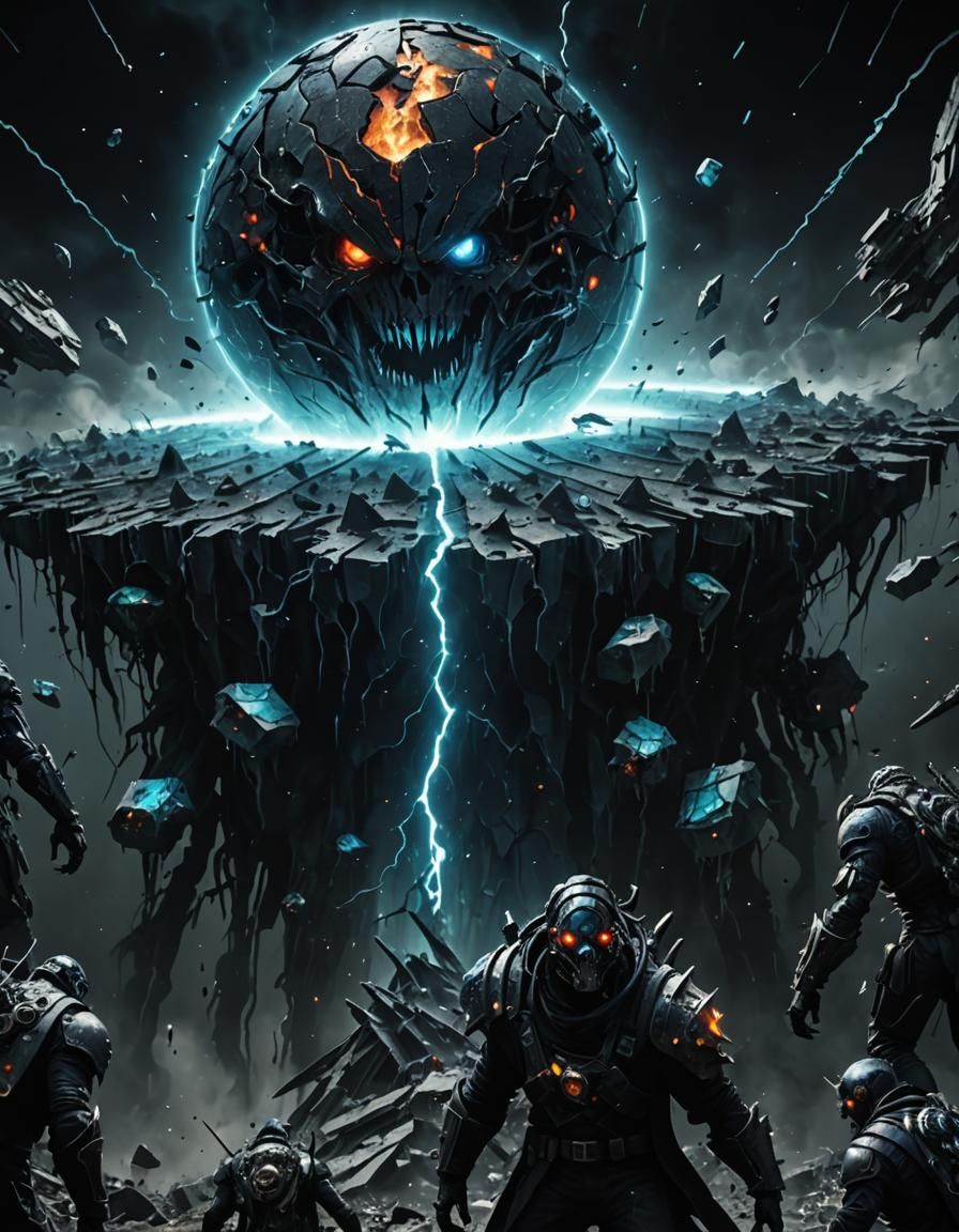 Multiverse shattered dimensions monster cracking reality its...