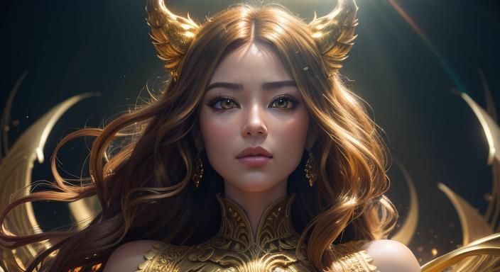 anthropomorphic a photorealistic portrait of a stunningly be...