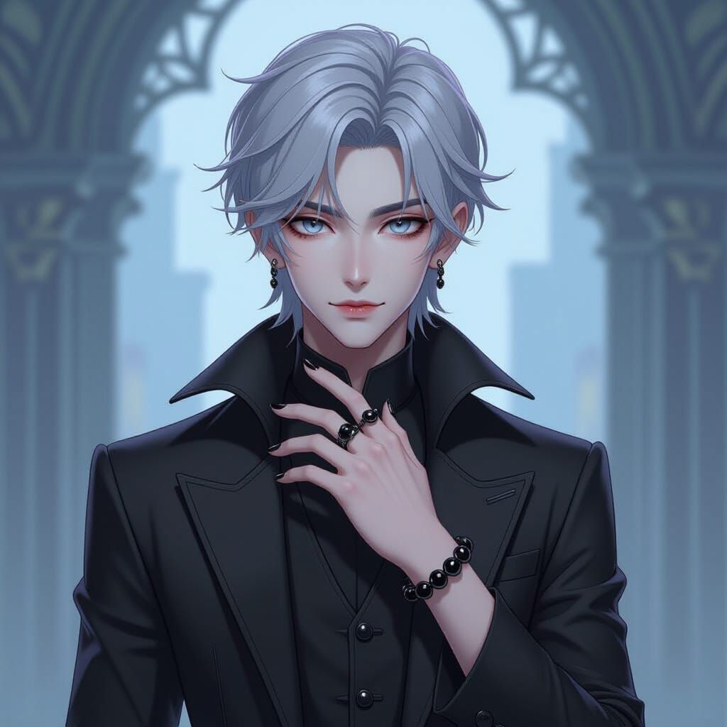 Pulse in immortality manga image with a touch of anime A young vampire 18 years old. Tall and slender, . His face, aristocratic and distinct...