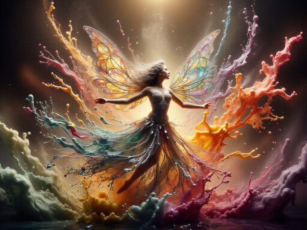 <lora:FiosLiquidBaroque:1.0> Fairy