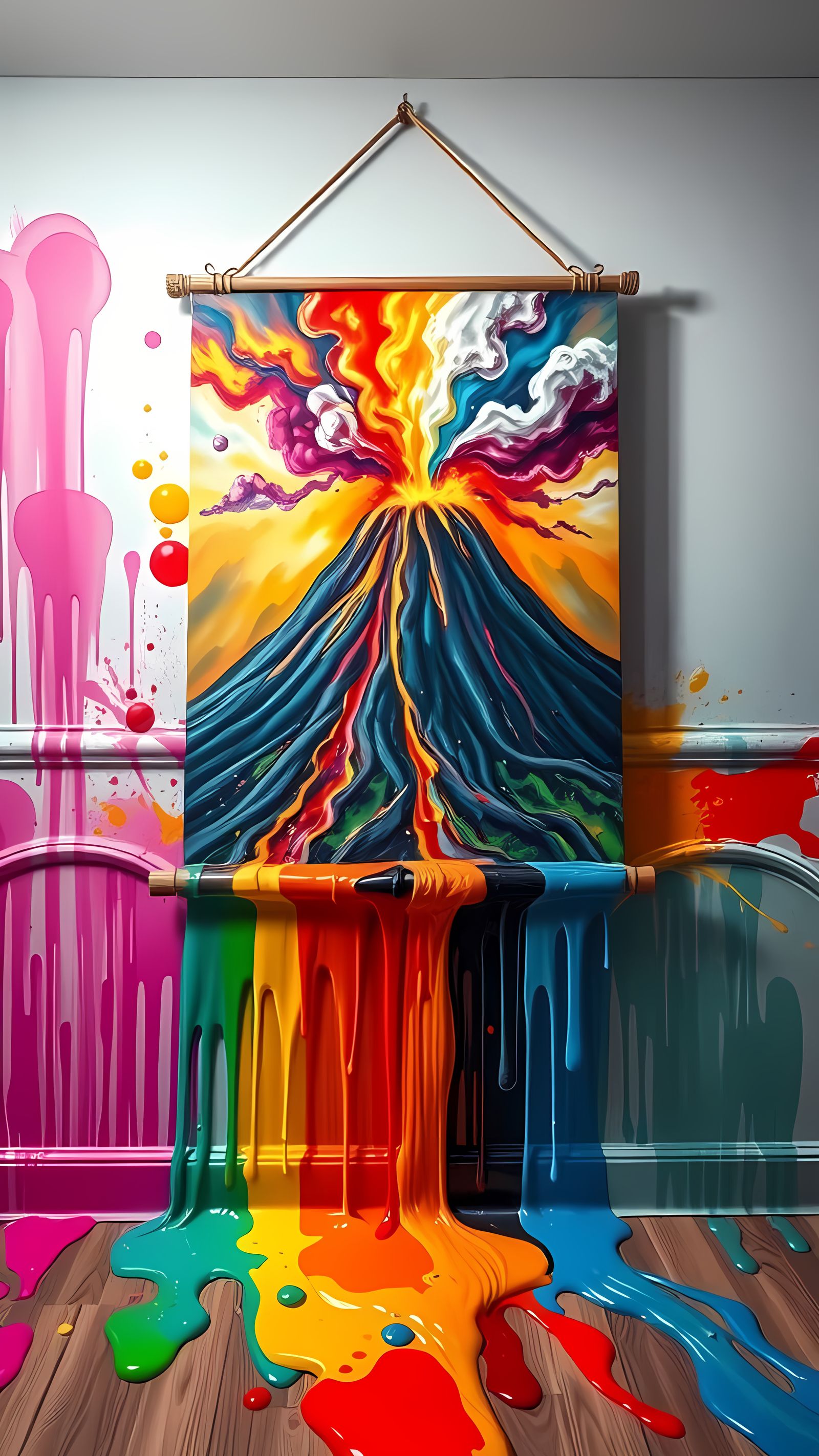 eruption  by @Krawuzzn