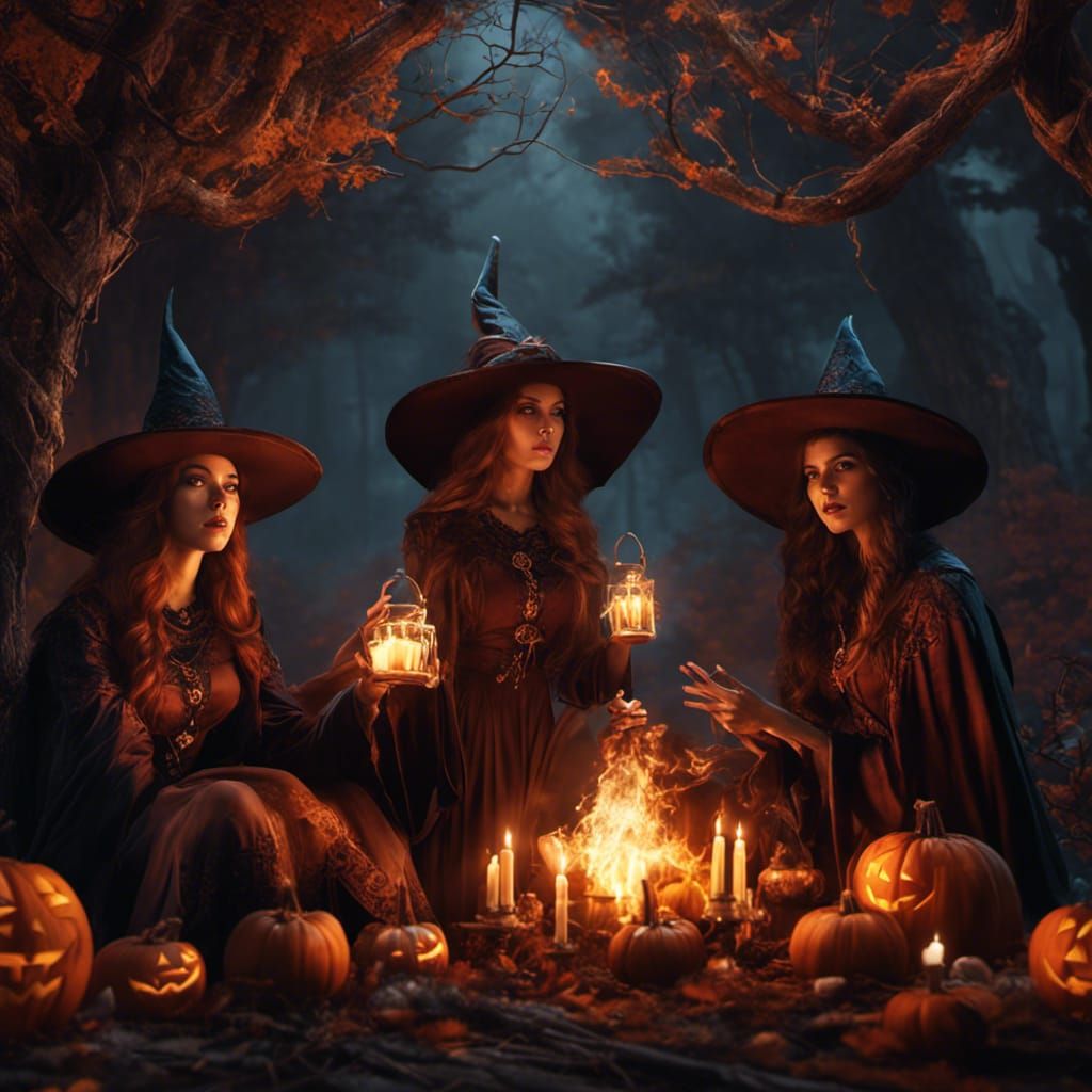 Witches - AI Generated Artwork - NightCafe Creator