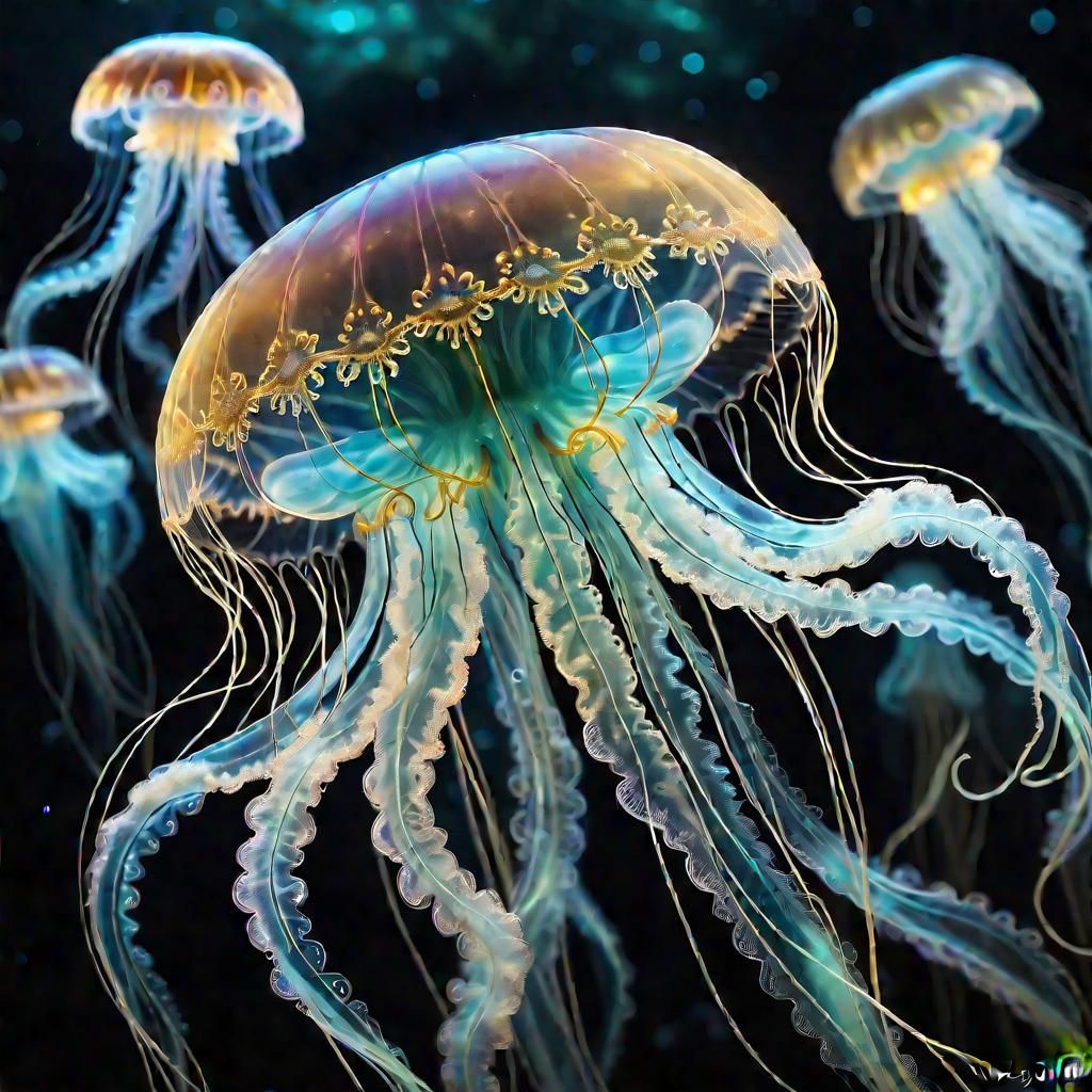 Jellyfish - AI Generated Artwork - NightCafe Creator