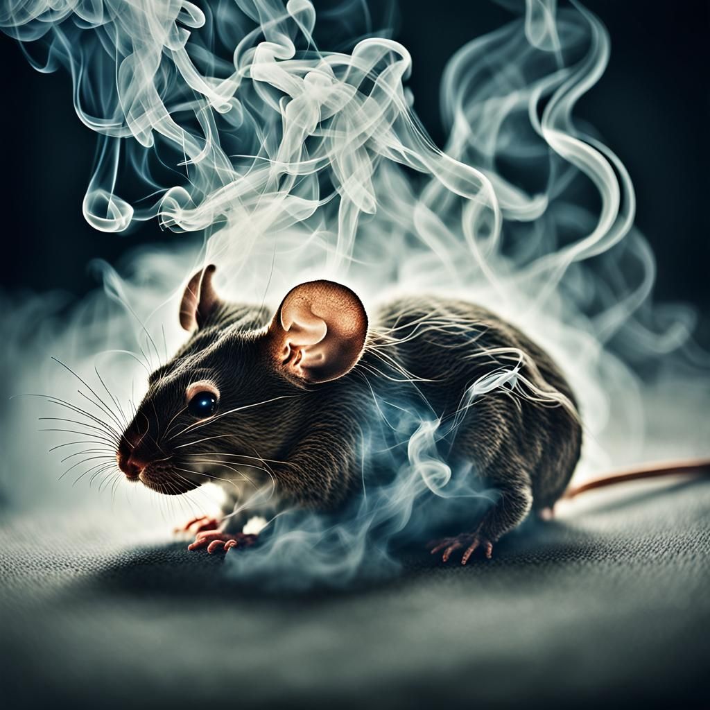 An award-winning artwork :: DOUBLE EXPOSURE IMAGE :: a mouse formed ...